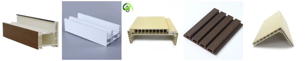 PP PE PVC Waste Recycled Plastic Wood Lumber Timber Composite WPC Decking Flooring Fence Post Wall Cladding Window Door Panel Frame Profile Extruder Machine