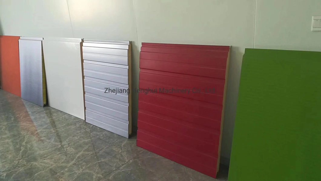 Prefabricated Building Sandwich Panel Intermittent PU Foaming Multilayer Laminating Machine