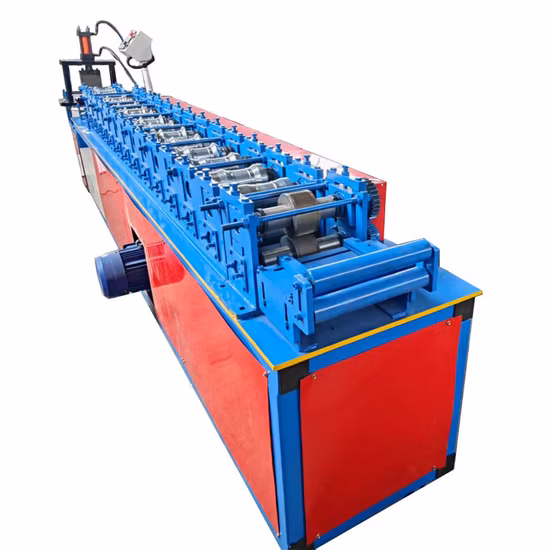 Niedrigpreisige Rolltor-Lamellenrolltor-Streifenproduktionslinie Rollformmaschine