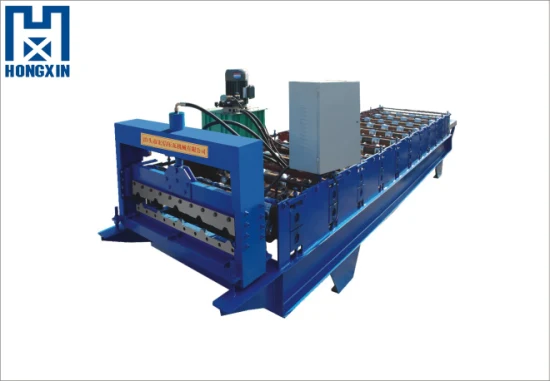 China Hot Sale Metallstahl Typ 840 Ibr Trapezblech-Kaltwalzformmaschine Automatische Hochleistung